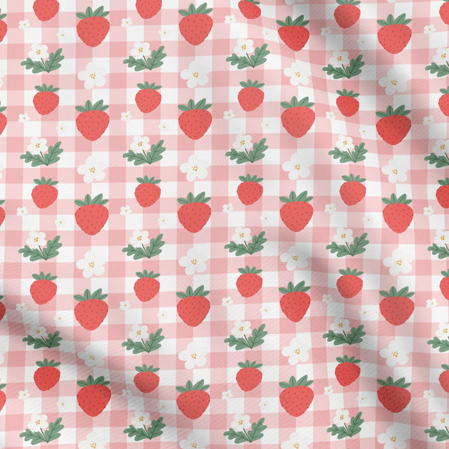 TFTA0256 Strawberry Flower Field