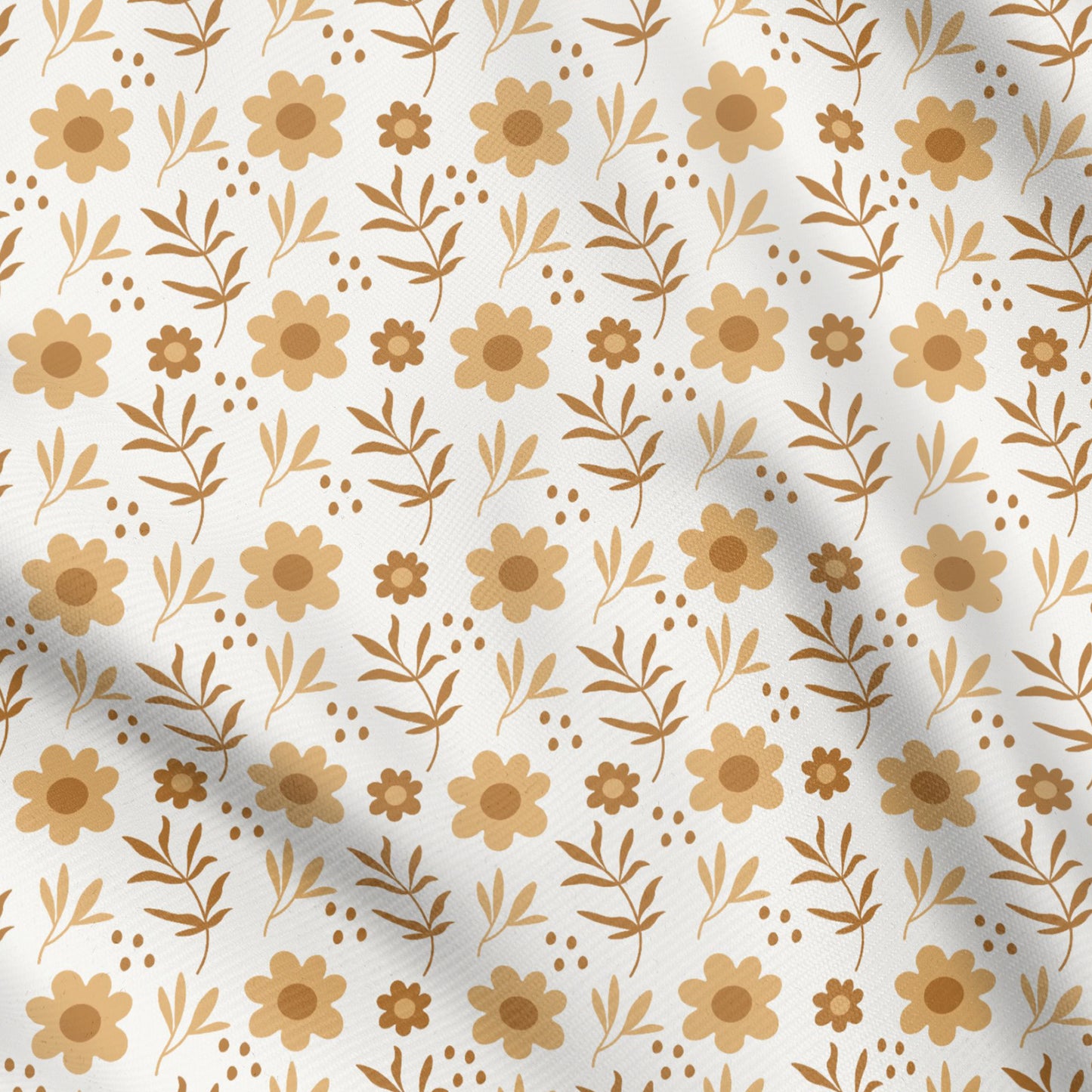TFTA0239 Beige Floral Leaves