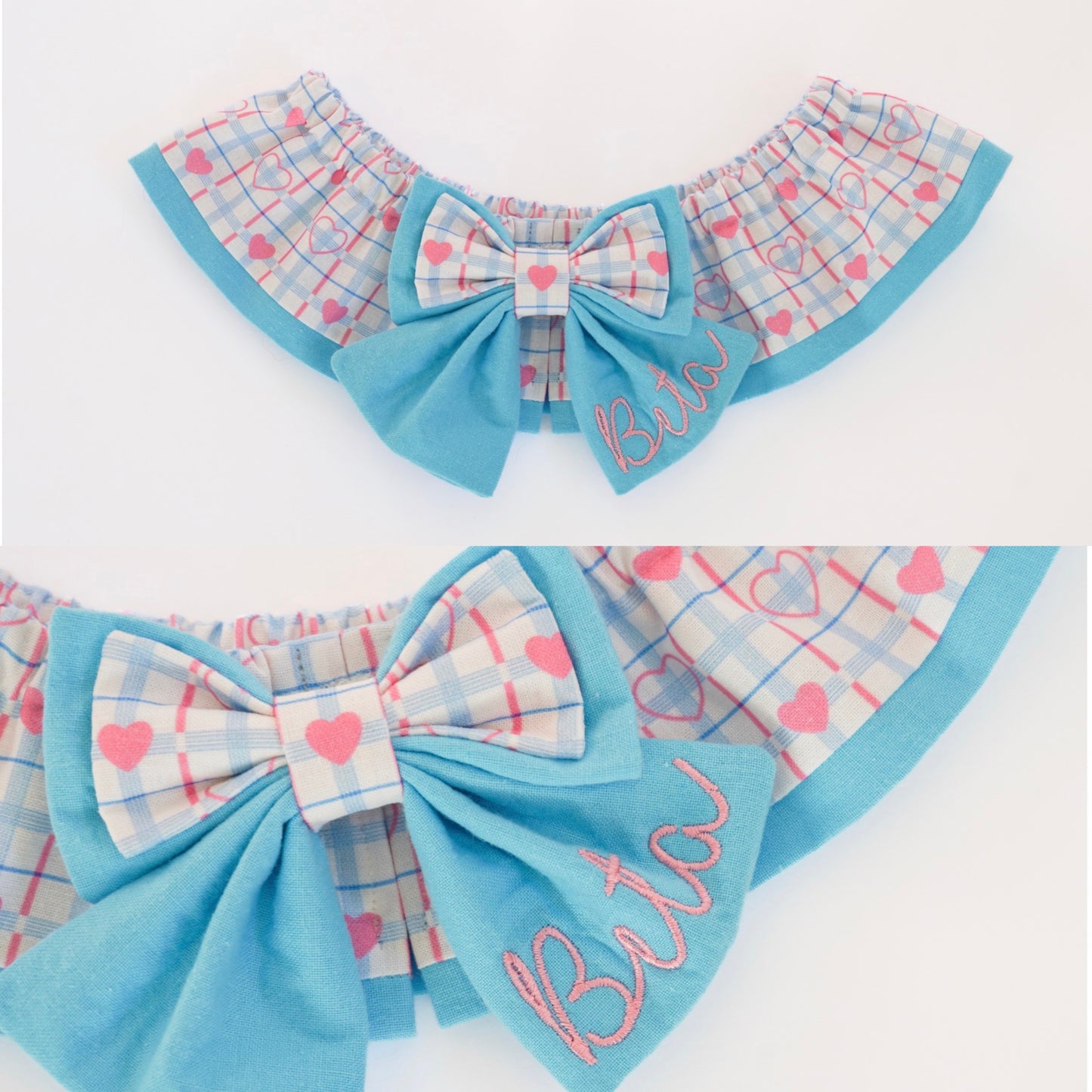 TFTA0216 Pastel Plaid with hearts