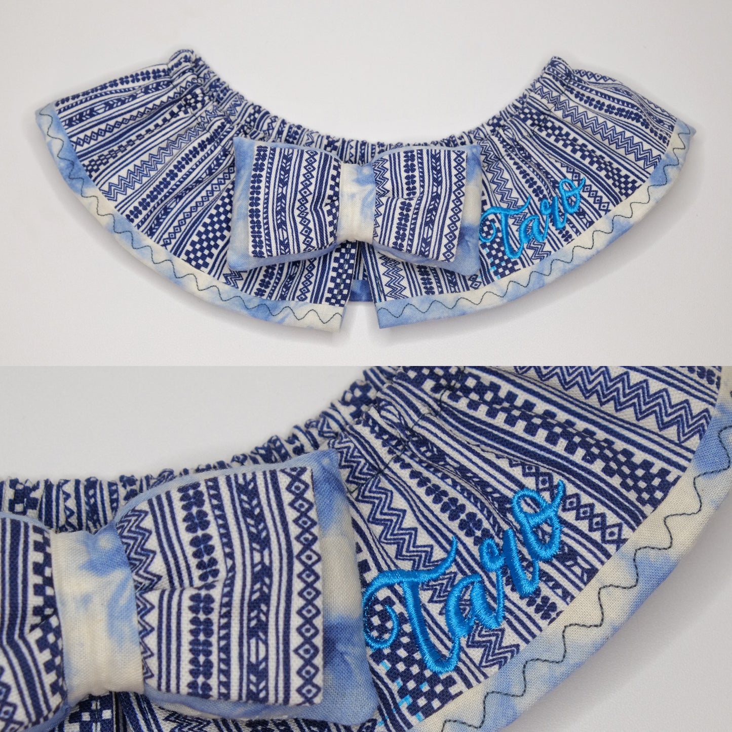 TFTW0112 Blue Tie-dyed soft print