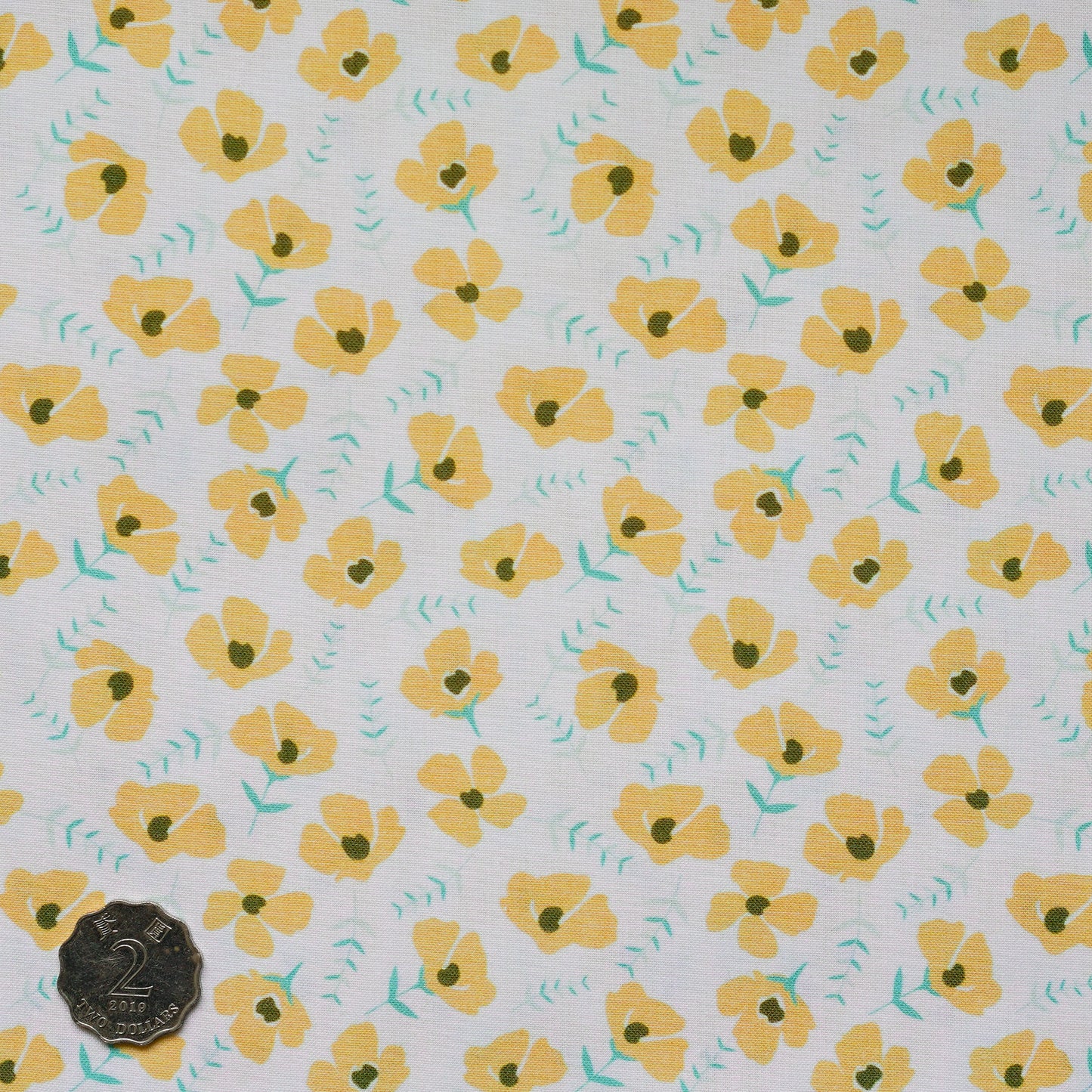 TFTA0197 Yellow  Cartoon Floral