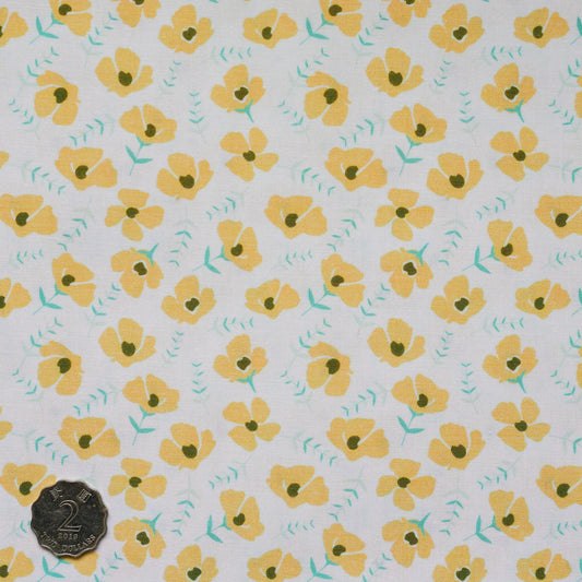 TFTA0197 Yellow  Cartoon Floral