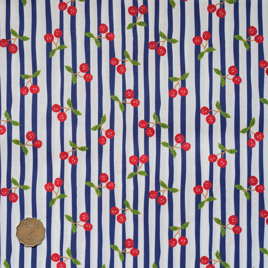 TFTA0199 Blue Stripe Cherry