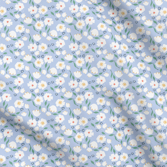 TFTA0251 Lilac Blue Daisy Field
