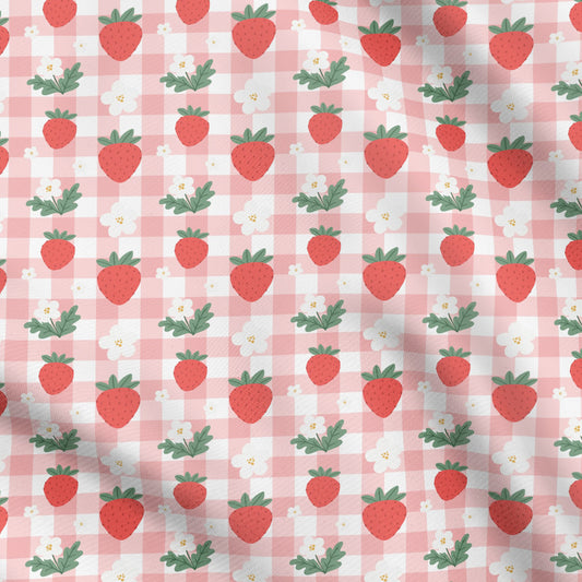 TFTA0256 Strawberry Flower Field