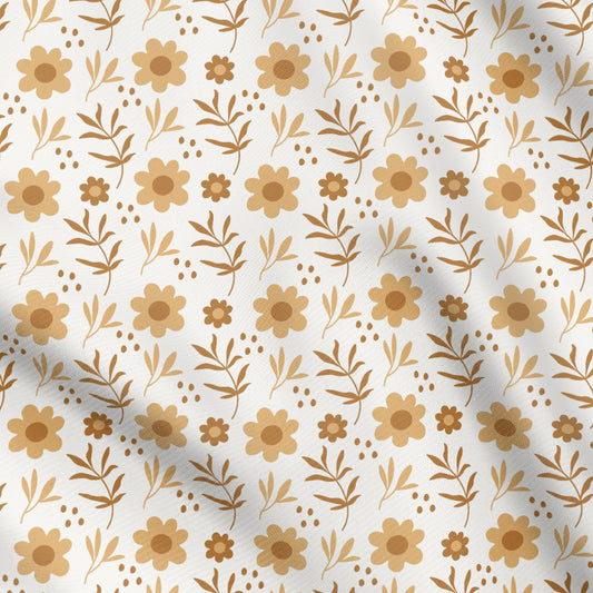 TFTA0239 Beige Floral Leaves