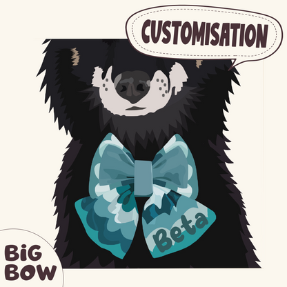 Custom order｜BIG BOW with adjustable collar