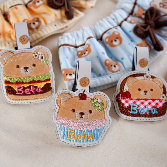 Little Bear Name Tag｜熊啤啤派對
