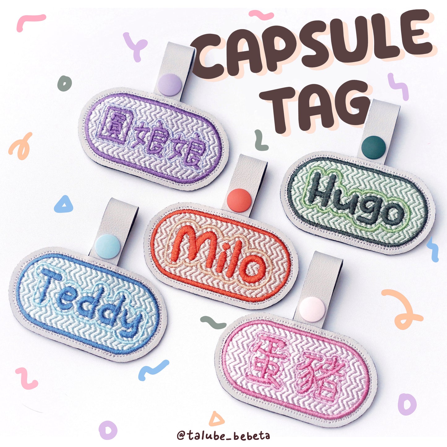Personalised｜Capsule Tag