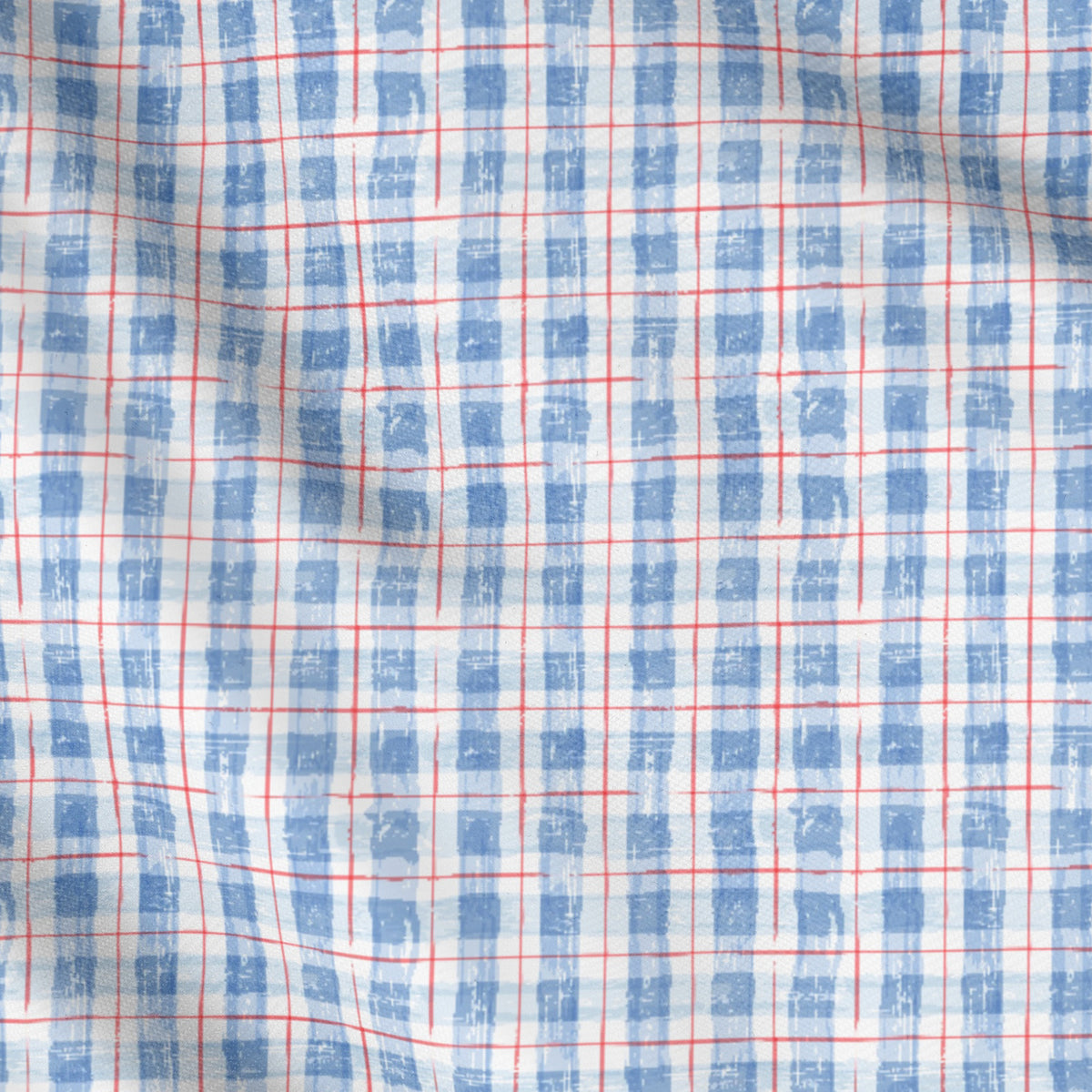 TFTA0269 Vintage Blue Plaid