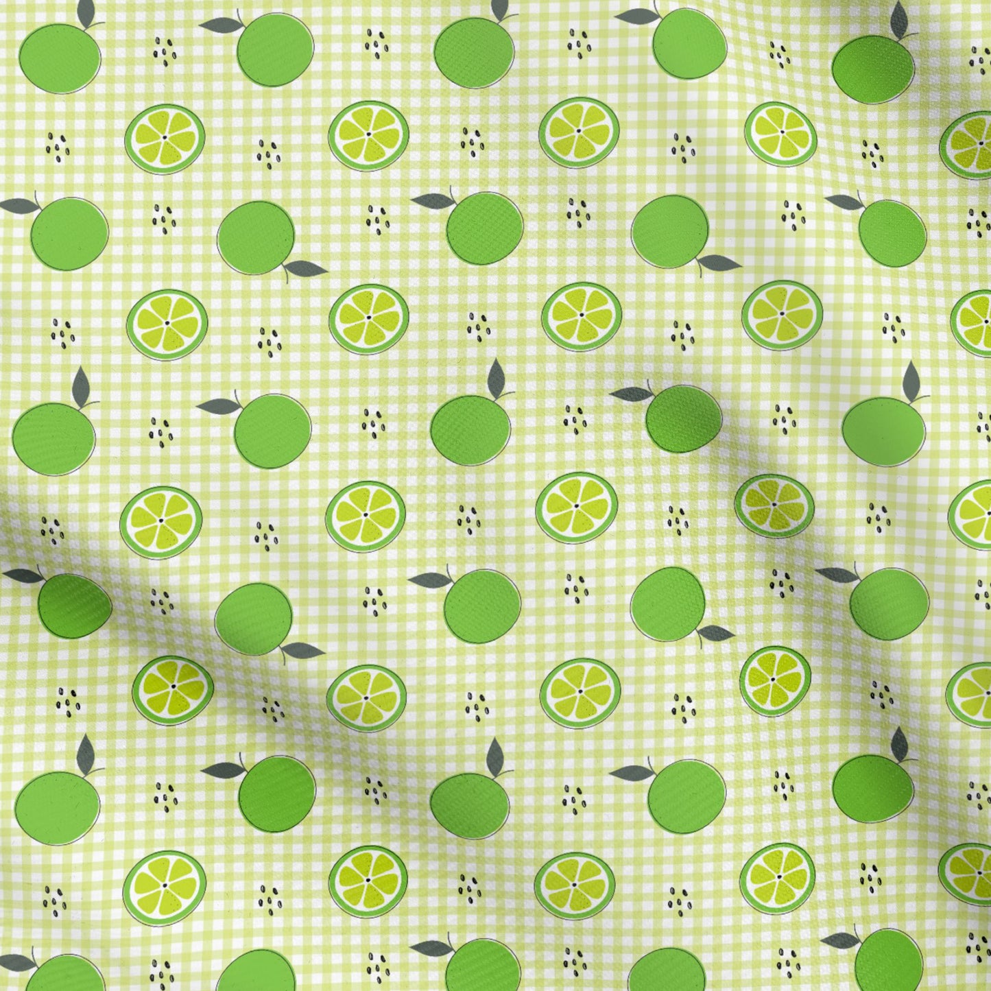 TFTA0228 Gingham Lime
