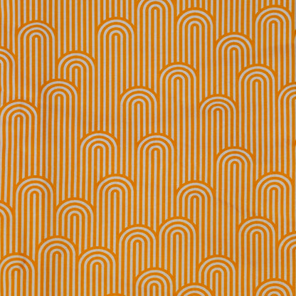 TFKR0146 Orange geometry pattern