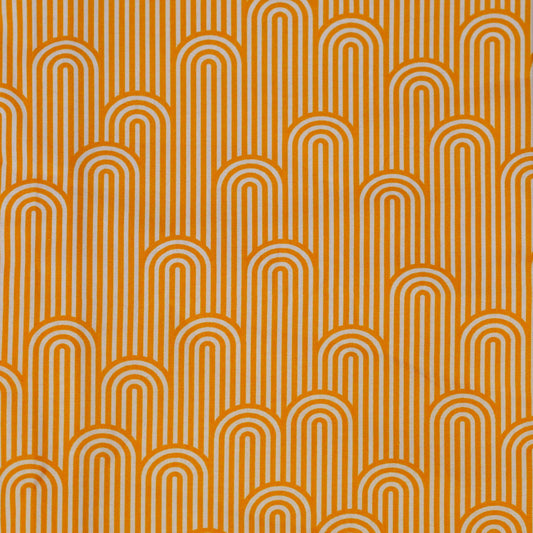 TFKR0146 Orange geometry pattern