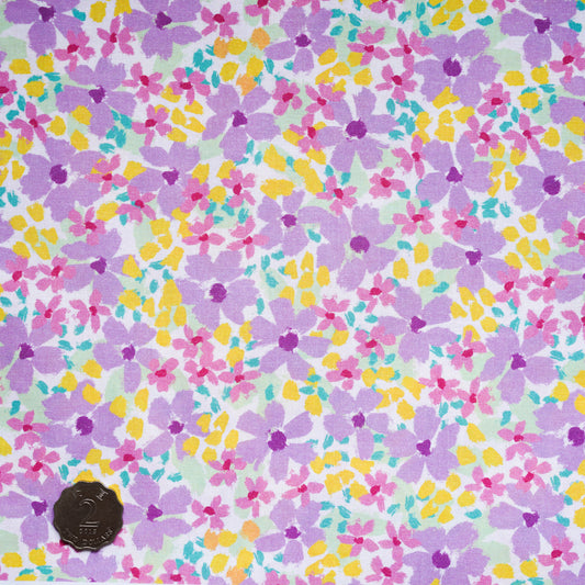 TFTA0191 Watercolour Floral Lilac