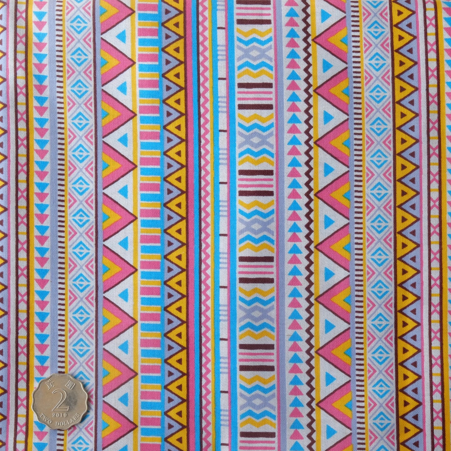 TFJP060 Pink Ethnic pattern