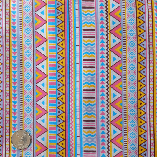 TFJP060 Pink Ethnic pattern