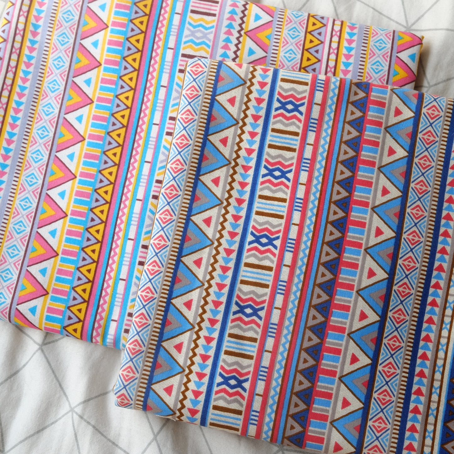 TFJP059 Blue Multi Ethnic pattern