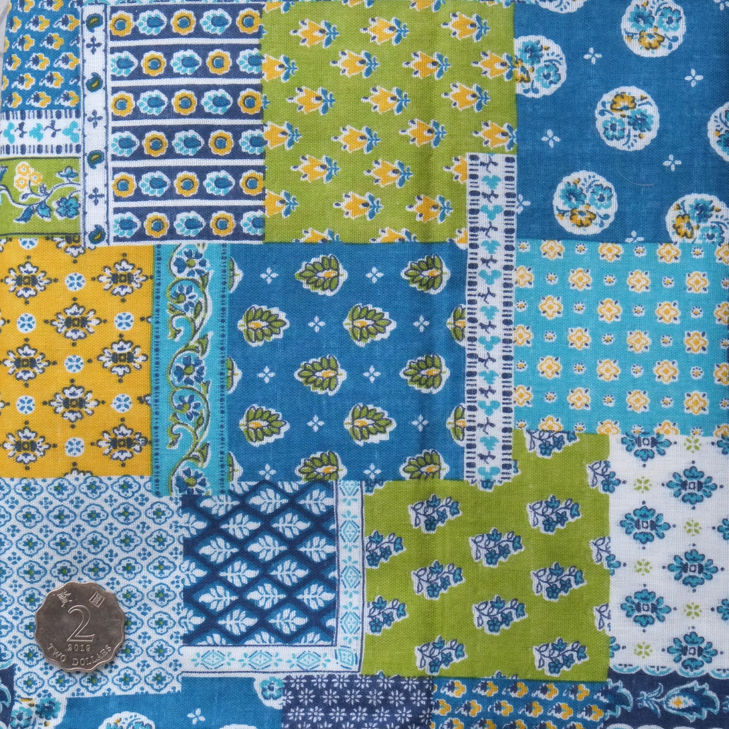 TFJP063 Blue Patchworks