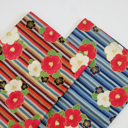 TFJP0128 Blue Stripe Plum Blossom