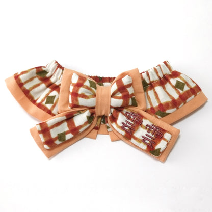 TFJP0142 Orange Watercolor check