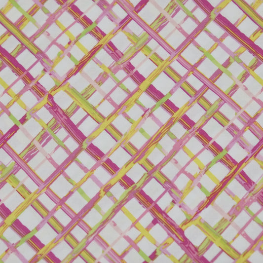 TFHK0103 Pink Rhombus woven