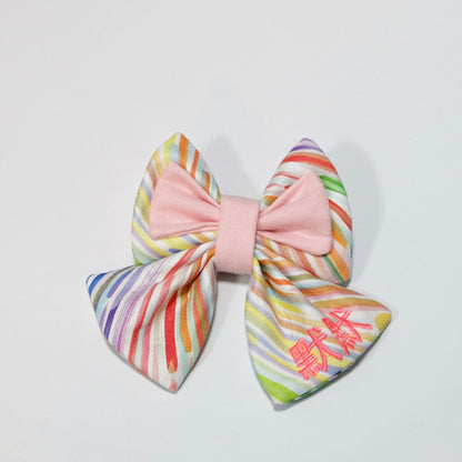 Custom order｜BIG BOW with adjustable collar