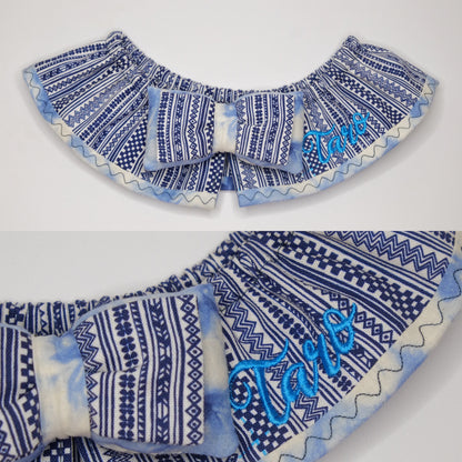 TFTW0112 Blue Tie-dyed soft print